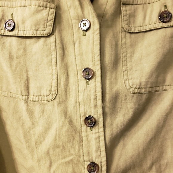 Free People army green shirt/ light jacket XS - Picture 2 of 6